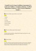 CrossFit Level 2 Exam Certificate Assessment V2 &NewLine;2026&sol;2027 Edition &vert; Complete solutions &vert; Verified &NewLine;Questions & Answers &vert; 100&percnt; Correct Solutions &vert; &NewLine;Grade A 