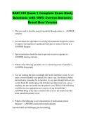 RAD1125 Exam 1 Complete Exam Study &NewLine;Questions with 100&percnt; Correct Answers &vert; &NewLine;Brand New Version