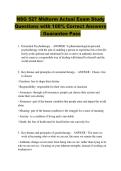 NSG 527 Midterm Actual Exam Study &NewLine;Questions with 100&percnt; Correct Answers &NewLine;&vert; Guarantee Pass