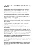 FLORIDA TERMITE EXAM QUESTIONS AND VERIFIED ANSWERS