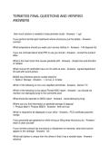 TERMITES FINAL QUESTIONS AND VERIFIED ANSWERS