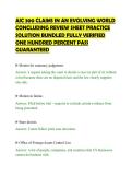 AIC 300 CLAIMS IN AN EVOLVING WORLD &NewLine;CONCLUDING REVIEW SHEET PRACTICE &NewLine;SOLUTION BUNDLED FULLY VERIFIED &NewLine;ONE HUNDRED PERCENT PASS &NewLine;GUARANTEED 