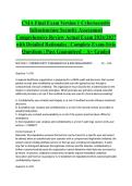 CSIA Final Exam Version 1 Cybersecurity Infrastructure Security Assessment Comprehensive Review Actual Exam 2026&sol;2027 with Detailed Rationales &vert; Complete Exam-Style Questions &vert; Pass Guaranteed &ndash; A&plus; Graded&NewLine;&NewLine;