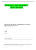 NURSING THEORIST QUIZ QUESTIONS AND CORRECT ANSWERS