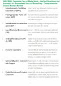 WGU D662 Complete Course Study Guide - Verified Questions and Answers - A&plus; Guaranteed Success Exam Prep - Comprehensive Course Mastery Review