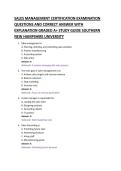 SALES MANAGEMENT CERTIFICATION EXAMINATION &NewLine;QUESTIONS AND CORRECT ANSWER WITH &NewLine;EXPLANATION GRADED A&plus; STUDY GUIDE