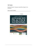 Test Bank Advanced Practice Nursing Essential Knowledge for the Profession 5th Edition 2025&sol; 2026 &vert; 100&percnt; Verified with Correct Questions and Answers &vert; Latest Nursing Test Bank with Solution