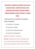 HESI DENTAL HYGIENE EXAM 2026 - 200&plus; ACTUAL EXAM QUESTIONS WITH VERIFIED ANSWERS & DETAILED RATIONALES&NewLine;