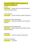 Personal KPEERI Exam Questions & Answers &lpar;Grade A&plus;&rpar;&period;docx&NewLine;&NewLine;
