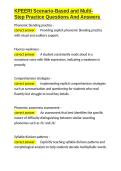 KPEERI Scenario-Based and Multi-Step Practice Questions And Answers&period;docx&NewLine;&NewLine;