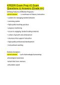 KPEERI Exam Prep -2 Exam Questions & Answers &lpar;Grade A&plus;&rpar;&period;docx&NewLine;&NewLine;