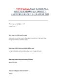 NTN FireTEAM Study Set Recall Quiz Questions&Answers Firefighter Entrance Exam Study Guide