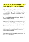 ALA LIGHTING SPECIALIST EXAM SCRIPT &NewLine;TESTED QUESTIONS WITH VERIFIED &NewLine;ANSWERS PRACTICE SOLUTION GRADED &NewLine;A&plus;