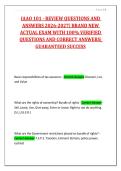 IAAO 101 - REVIEW QUESTIONS AND ANSWERS 2026-2027 BRAND NEW ACTUAL EXAM WITH 100&percnt; VERIFIED QUESTIONS AND CORRECT ANSWERS GUARANTEED SUCCESS&NewLine;