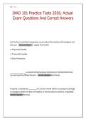 IAAO 101 Practice Tests 2026&semi; Actual Exam Questions And Correct Answers