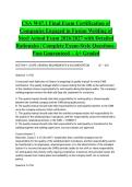 CSA W47&period;1 Final Exam Certification of Companies Engaged in Fusion Welding of Steel Actual Exam 2026&sol;2027 with Detailed Rationales &vert; Complete Exam-Style Questions &vert; Pass Guaranteed &ndash; A&plus; Graded&NewLine;&NewLine;
