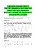 CWB Welding Supervisor Exam CSA W47&period;1-09 Fusion Welding Steel Certification Actual Exam 2026&sol;2027 with Detailed Rationales &vert; Complete Exam-Style Questions &vert; Pass Guaranteed &ndash; A&plus; Graded&NewLine;&NewLine;
