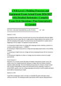 CWB Level 1 Welding Processes and Equipment Exam Actual Exam 2026&sol;2027 with Detailed Rationales &vert; Complete Exam-Style Questions &vert; Pass Guaranteed &ndash; A&plus; Graded&NewLine;&NewLine;