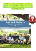 TEST BANK AGING AND SOCIETY - A CANADIAN PERSPECTIVES 9TH EDITION BY MARK NOVAK&comma; HERBERT C&period; NORTHCOTT&comma; KAREN KOBAYASHI ALL CHAPTERS 1 - 20&NewLine;