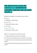 ESRI CERTIFICATION ARCGIS PRO&NewLine;ASSOCIATE 2101 COMPREHENSIVE&NewLine;ASSESSMENT QUESTIONS AND SOLUTIONS&NewLine;GRADED A&plus;