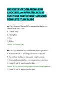ESRI CERTIFICATION ARCGIS PRO&NewLine;ASSOCIATE 2101 UPDATED ACTUAL&NewLine;QUESTIONS AND CORRECT ANSWERS&NewLine;COMPLETE STUDY GUIDE
