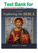 Test Bank for Exploring the Bible 2nd Edition by Stephen Harris