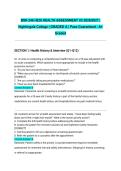 BSN 246 HESI HEALTH ASSESSMENT BUNDLE 2026&sol;2027 &vert; Complete Study Package &vert; Verified Q&A &vert; Grade A &vert; Nightingale College &vert; Pass Guaranteed - A&plus; Graded
