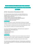 NR 565 ADVANCED PHARMACOLOGY FINAL 2026&sol;2027 &vert; Fundamentals Study Guide &vert; Chamberlain &vert; Pass Guaranteed - A&plus; Graded&NewLine;&NewLine;