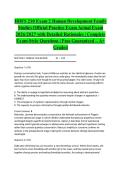 HDFS 210 Exam 2 Human Development Family Studies Official Practice Exam Actual Exam 2026&sol;2027 with Detailed Rationales &vert; Complete Exam-Style Questions &vert; Pass Guaranteed &ndash; A&plus; Graded&NewLine;&NewLine;