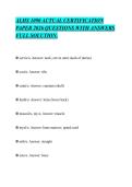 ALHS 1090 ACTUAL CERTIFICATION &NewLine;PAPER 2026 QUESTIONS WITH ANSWERS &NewLine;FULL SOLUTION&period; 