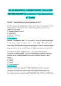 NR 565 ADVANCED PHARMACOLOGY FINAL EXAM REVIEW 2026&sol;2027 &vert; Chamberlain &vert; Pass Guaranteed - A&plus; Graded&NewLine;&NewLine;