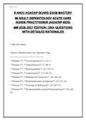 ANCC AGACNP Board Exam Mastery 2026-2027&colon; 250&plus; Q&A with Rationales & Latest Guidelines