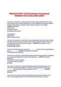 NR446 W3 EDAPT&colon; NCLEX Readiness&colon; Physiological Adaptation Part 2 Exam Latest Update