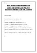 ARRT Radiography Exam Mastery 2026-2027&colon; 250&plus; Practice Q&A with Detailed Rationales
