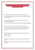 CALIFORNIA &lpar;CA&rpar; CEMETERY BROKER EXAM PREP COMPLETE EXAM QUESTIONS AND 100&percnt; CORRECT ANSWERS LATEST VERSION &lpar;2026&sol;2027&rpar; PASS GUARANTEE&rpar;