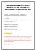California DMV Permit Test Mastery 2026-2027&colon; 250&plus; Practice Q&A with Detailed Explanations