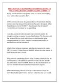 EMS CHAPTER 11 QUESTIONS AND VERIFIED DETAILED SOLUTIONS &lpar; MULTIPLE CHOICES&rpar; &vert;100&percnt; CORRECT&excl;&excl;