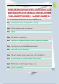 RHODE ISLAND BLUE CARD TEST STUDY GUIDE 2026-2027 QUESTIONS WITH DETAILED VERIFIED ANSWERS &lpar;100&percnt; CORRECT ANSWERS&rpar; ALREADY GRADED A&plus;&NewLine;
