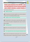 RHODE ISLAND INSURANCE PRACTICE TEST&period; 2026-2027 QUESTIONS WITH DETAILED VERIFIED ANSWERS &lpar;100&percnt; CORRECT ANSWERS&rpar; ALREADY GRADED A&plus;&NewLine;