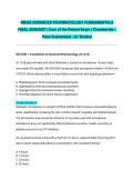 NR565 ADVANCED PHARMACOLOGY BUNDLE 2026&sol;2027 &vert; All Study Bundles Complete Solutions &vert; Chamberlain &vert; Pass Guaranteed - A&plus; Graded