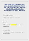 NR 507 EDAPT WEEK 4-8 EXAM QUESTION BANK 2026-2027 COMPLETE NR 507 EDAPT WEEK 4-8 CURRENTLY TESTING ACTUAL EXAM WITH CORRECT VERIFIED ANSWERS ALREADY GARDED A&plus; EXAM BRAND NEW&NewLine;