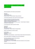 NCS EXAM 4 QUESTIONS AND ANSWERS