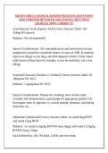 NREMT DRUGS &lpar;DOSE & ADMINISTRATION&rpar; QUESTIONS AND VERIFIED DETAILED SOLUTIONS &lpar; MULTIPLE CHOICES&rpar; &vert;100&percnt; CORRECT&excl;&excl;