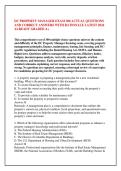 DC PROPERTY MANAGER EXAM 300 ACTUAL QUESTIONS &NewLine;AND CORRECT ANSWERS WITH RATIONALE LATEST 2026 &NewLine;ALREADY GRADED A&plus; 