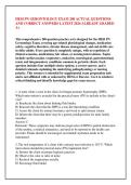 HESI PN GERONTOLOGY EXAM 200 ACTUAL QUESTIONS &NewLine;AND CORRECT ANSWERS LATEST 2026 ALREADY GRADED &NewLine;A&plus;