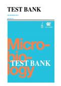 Test Bank - OpenStax Microbiology &vert; All Book Chapters Covered&colon; &NewLine;