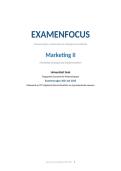 Examenfocus Marketing strategie en implementatie &vert; UGent