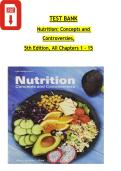 TESTBANK - Nutrition&colon; Concepts and Controversies&comma; 5th Edition