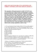 ADEX CSCE OSCE EXAM 200 ACTUAL QUESTIONS AND &NewLine;CORRECT ANSWERS LATEST 2026 ALREADY GRADED A&plus; 