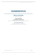 Examenfocus Micro-economie &vert; UGent 